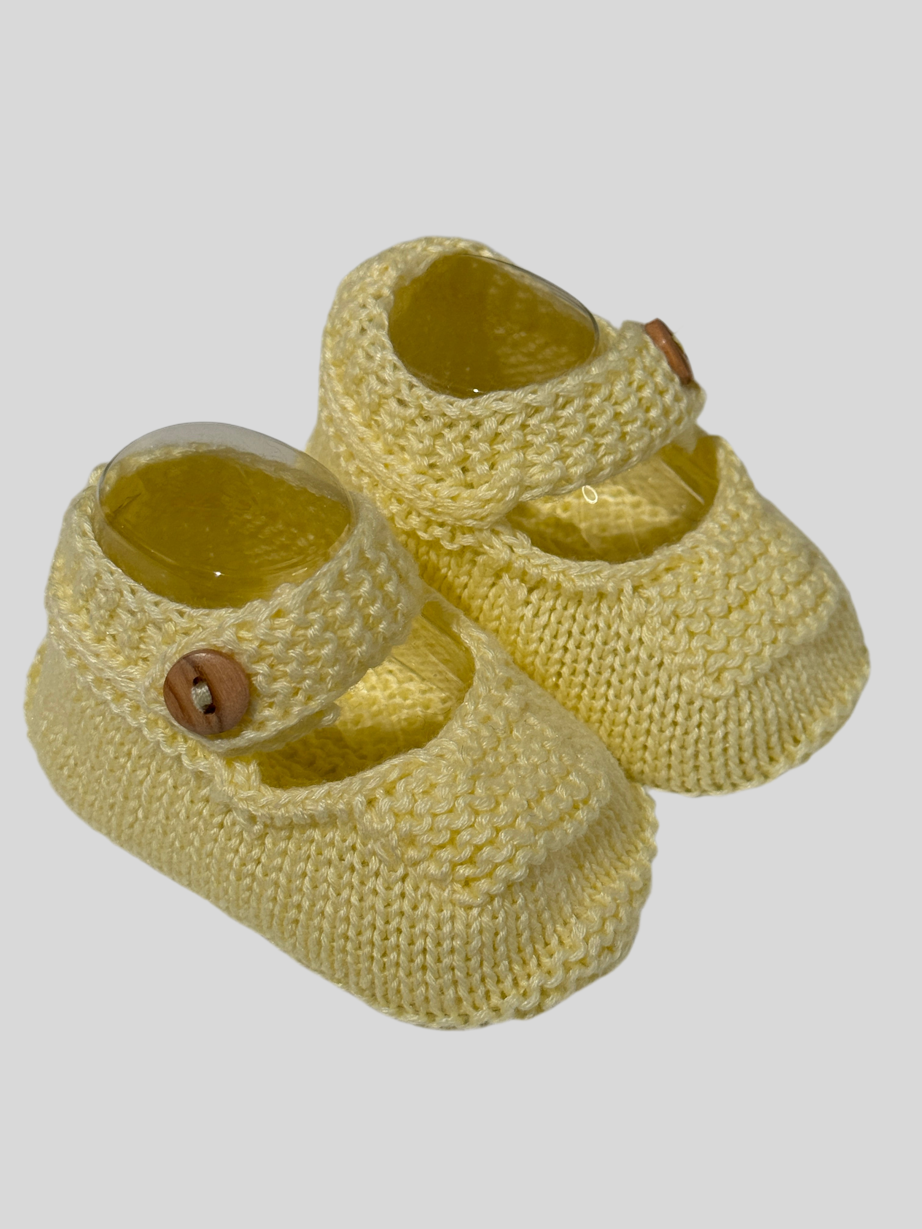 (Copia) Patuco punto de algodón amarillo