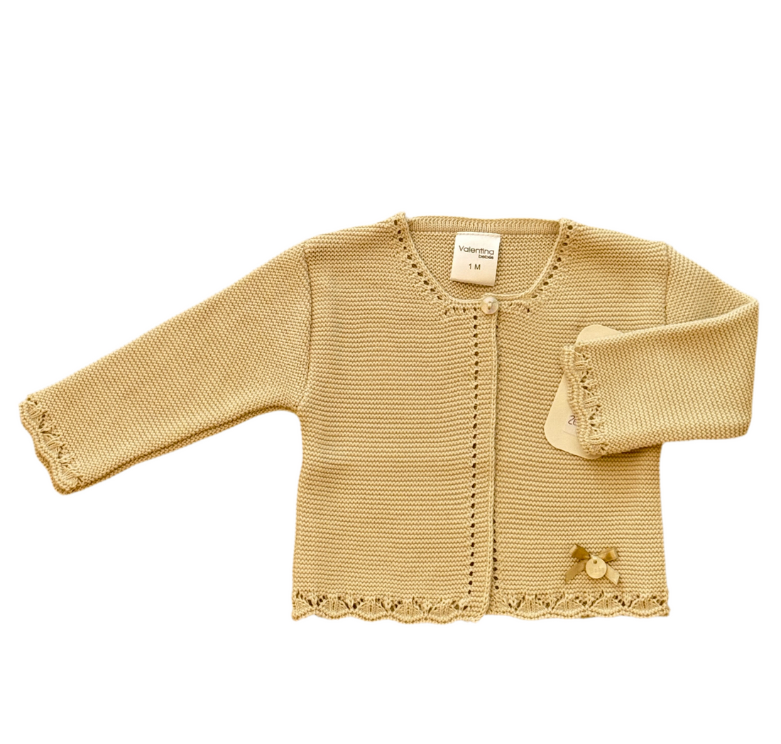 Chaqueta arena Valentina larga