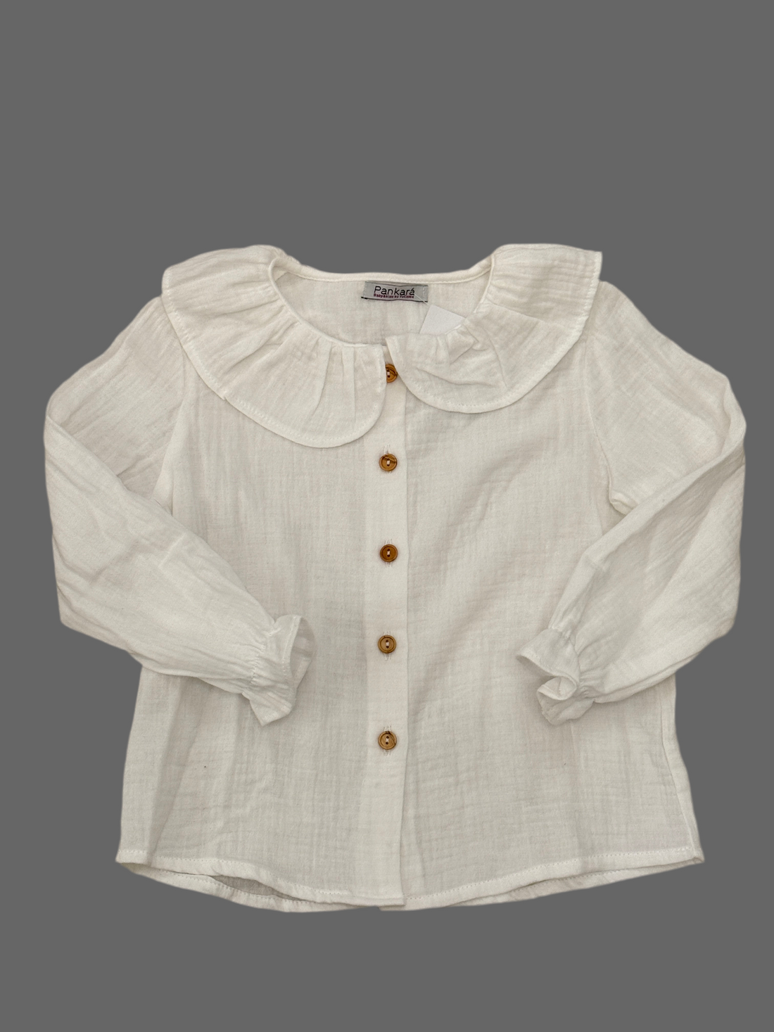 Camisa bambula blanco