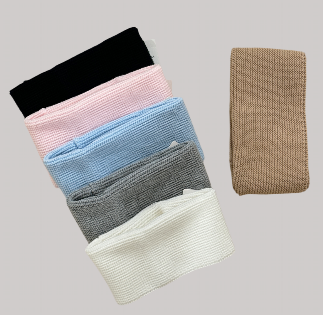 Cuello de punto a juego gorros