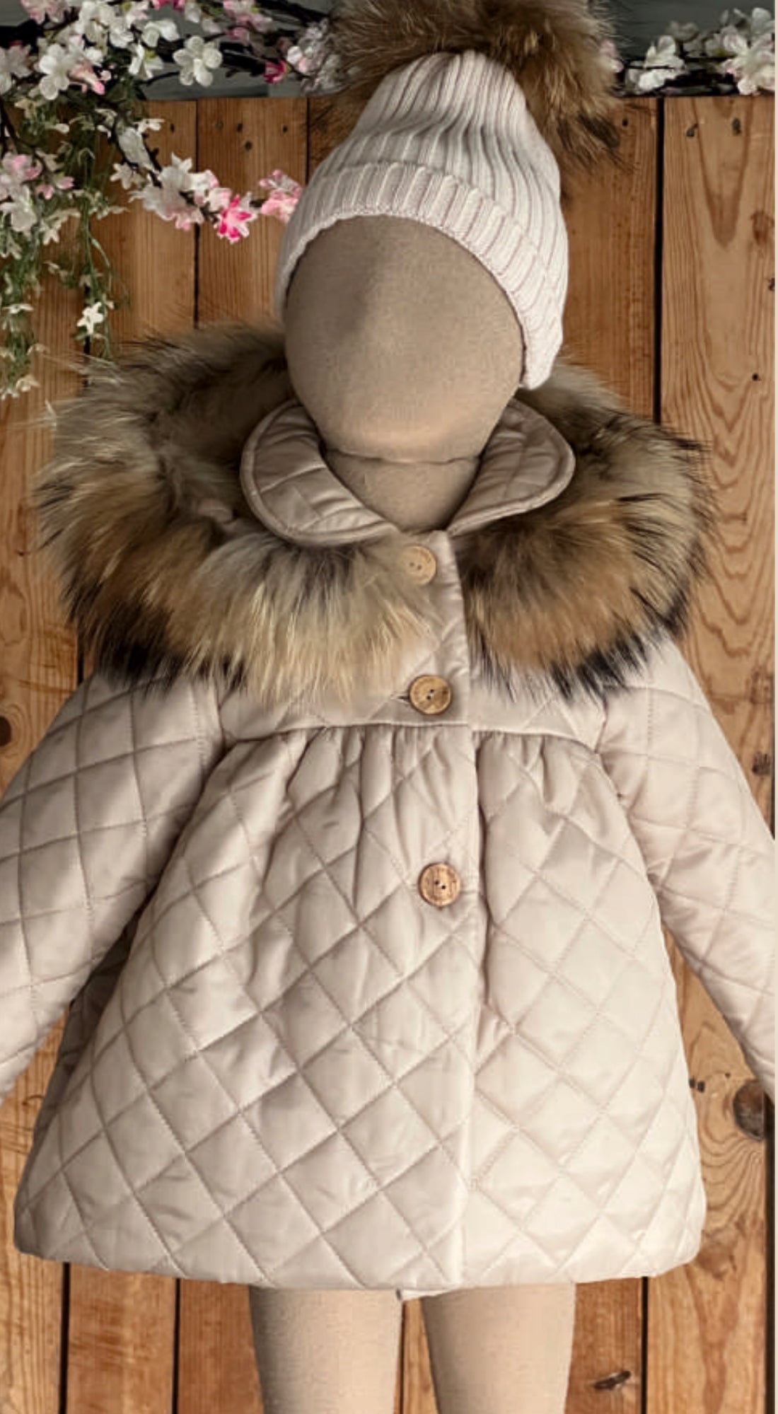 Abrigo pelo natural valentina