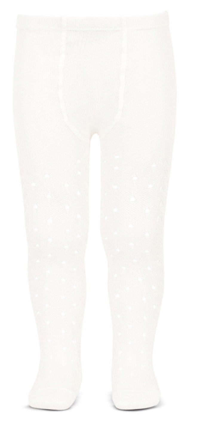 LEOTARDO CÓNDOR DE PERLÉ CALADOS NATA