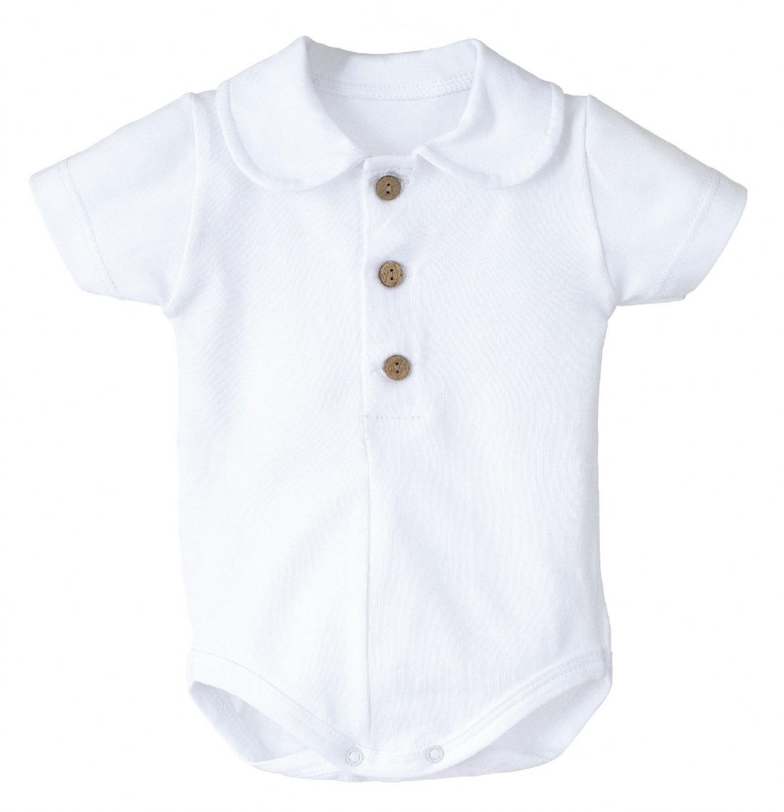 body cuello bebé con botones