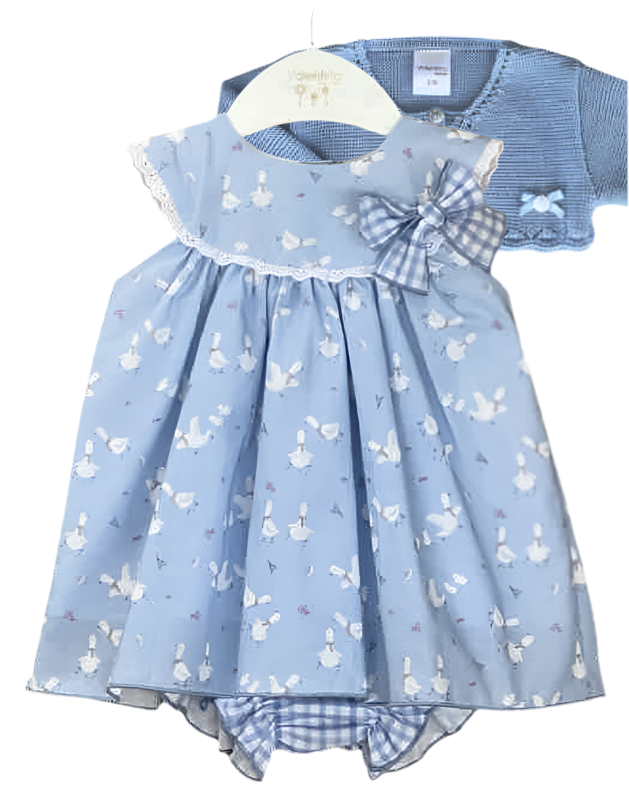 Vestido Coco azul Valentina