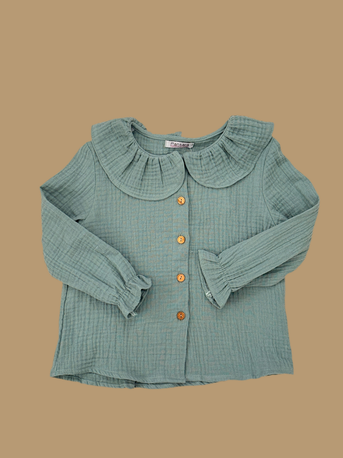Camisa bambula verde