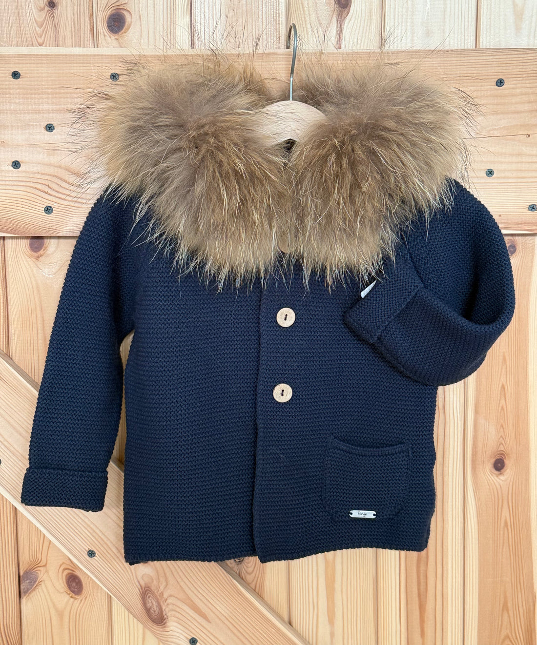 Trenka marino con pelo natural