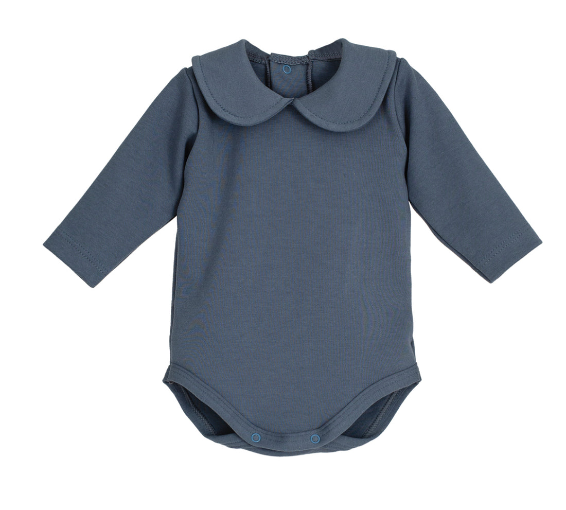 Body cuello bebé denim