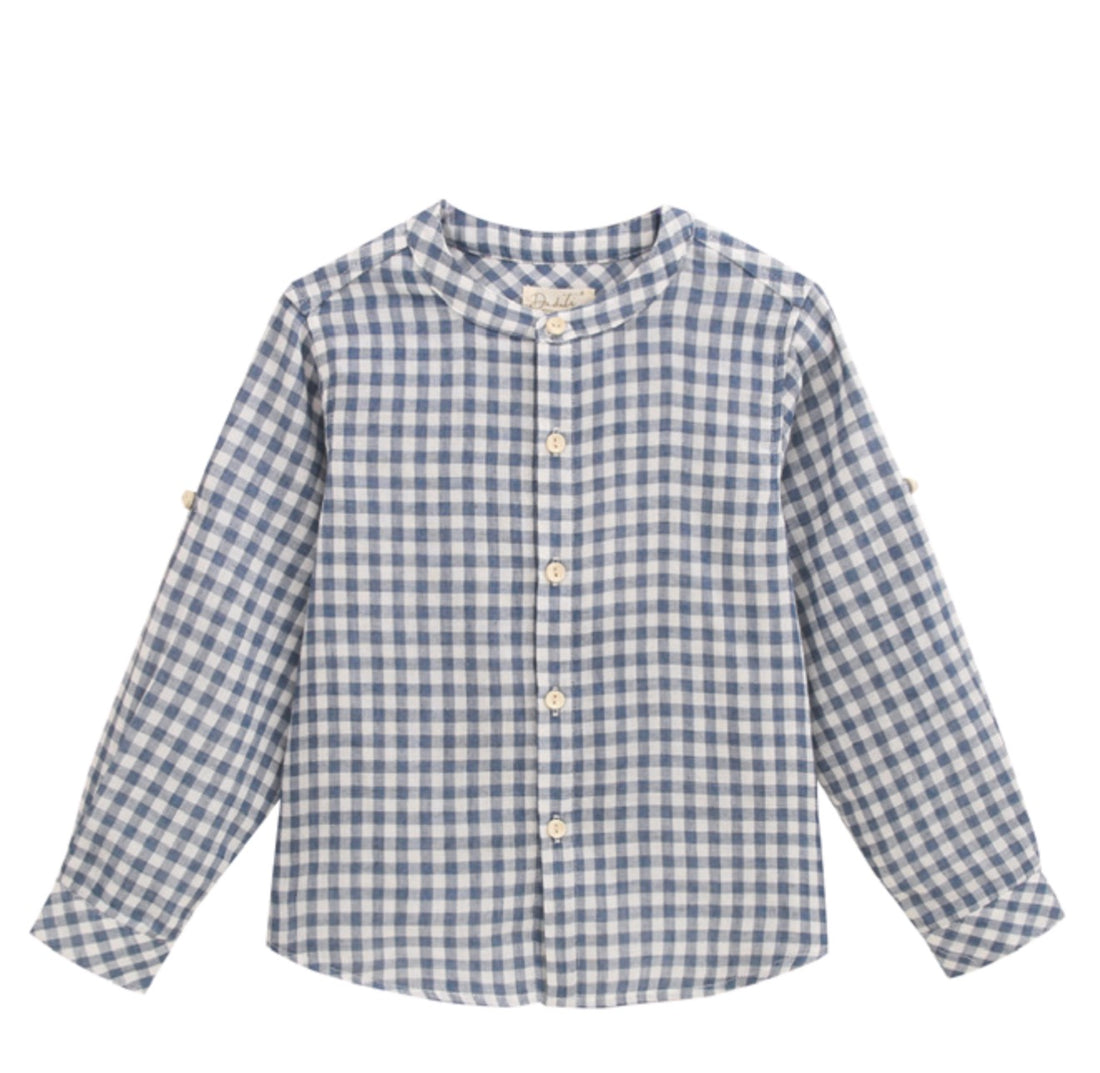 Camisa cuadros colección bosque azul