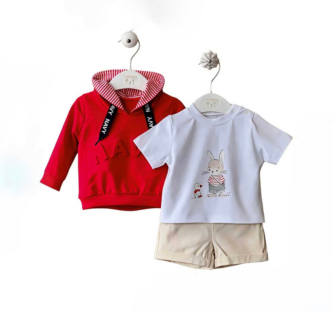 Tres piezas NAVY Valentina