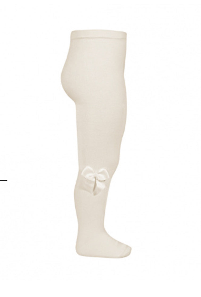 Leotardos algodón con lazo lateral grogrén LINO