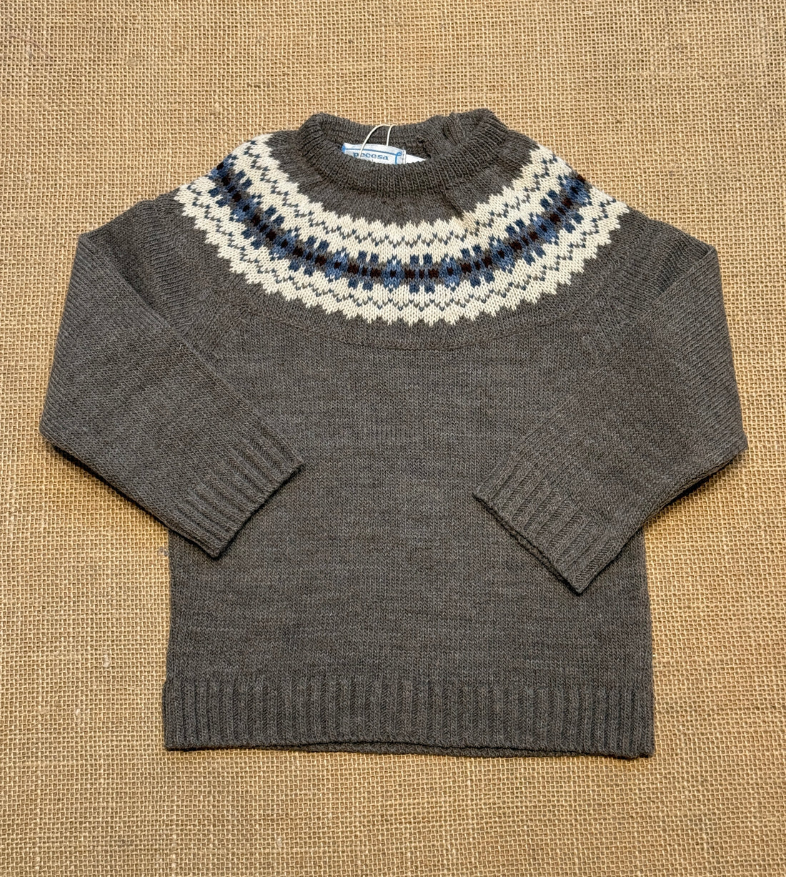 Jersey bebé cenefa jaquard