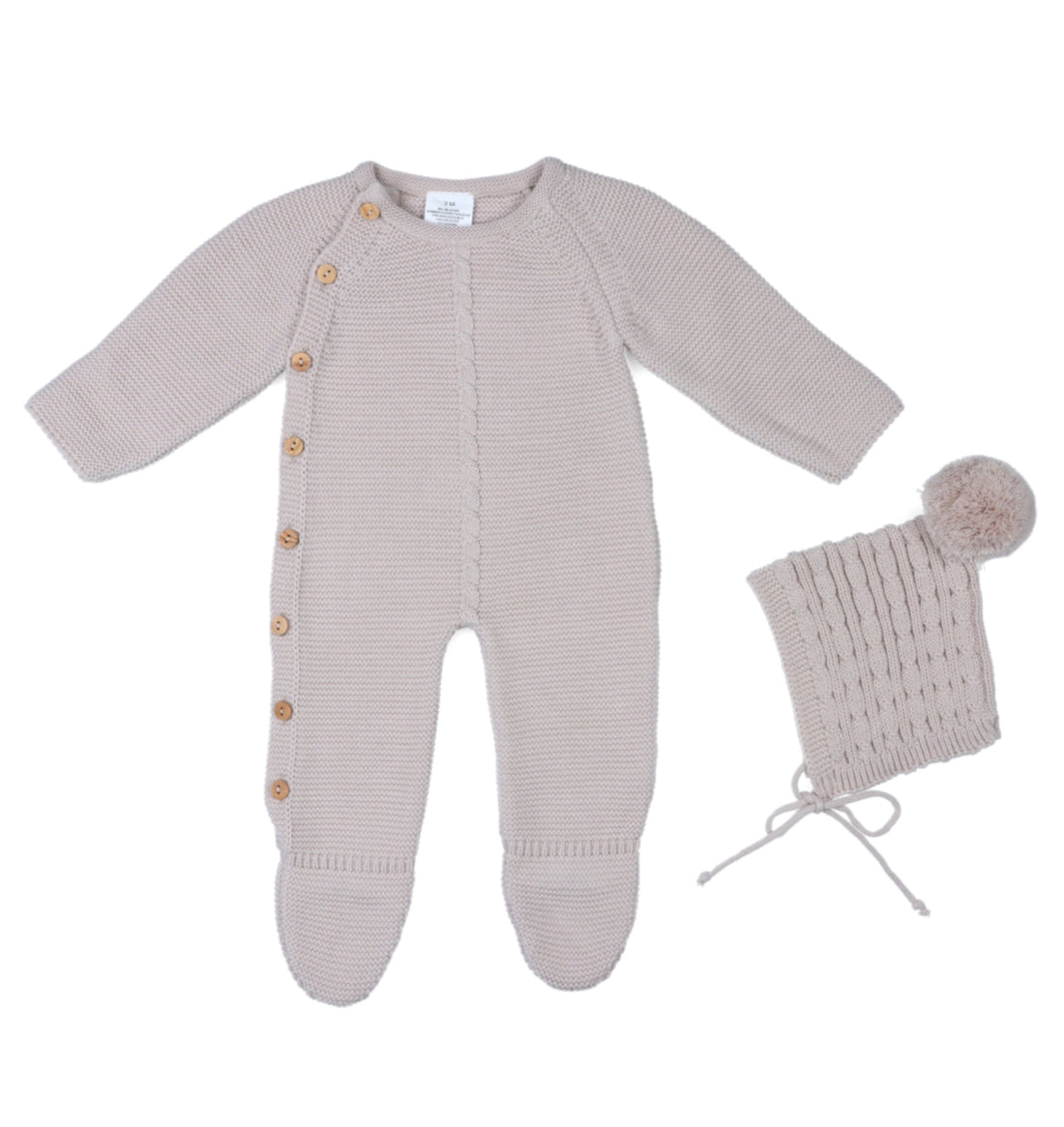 Pelele con gorrito punto Ury