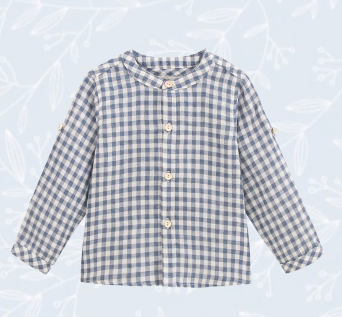 Camisa bebé colección bosque azul