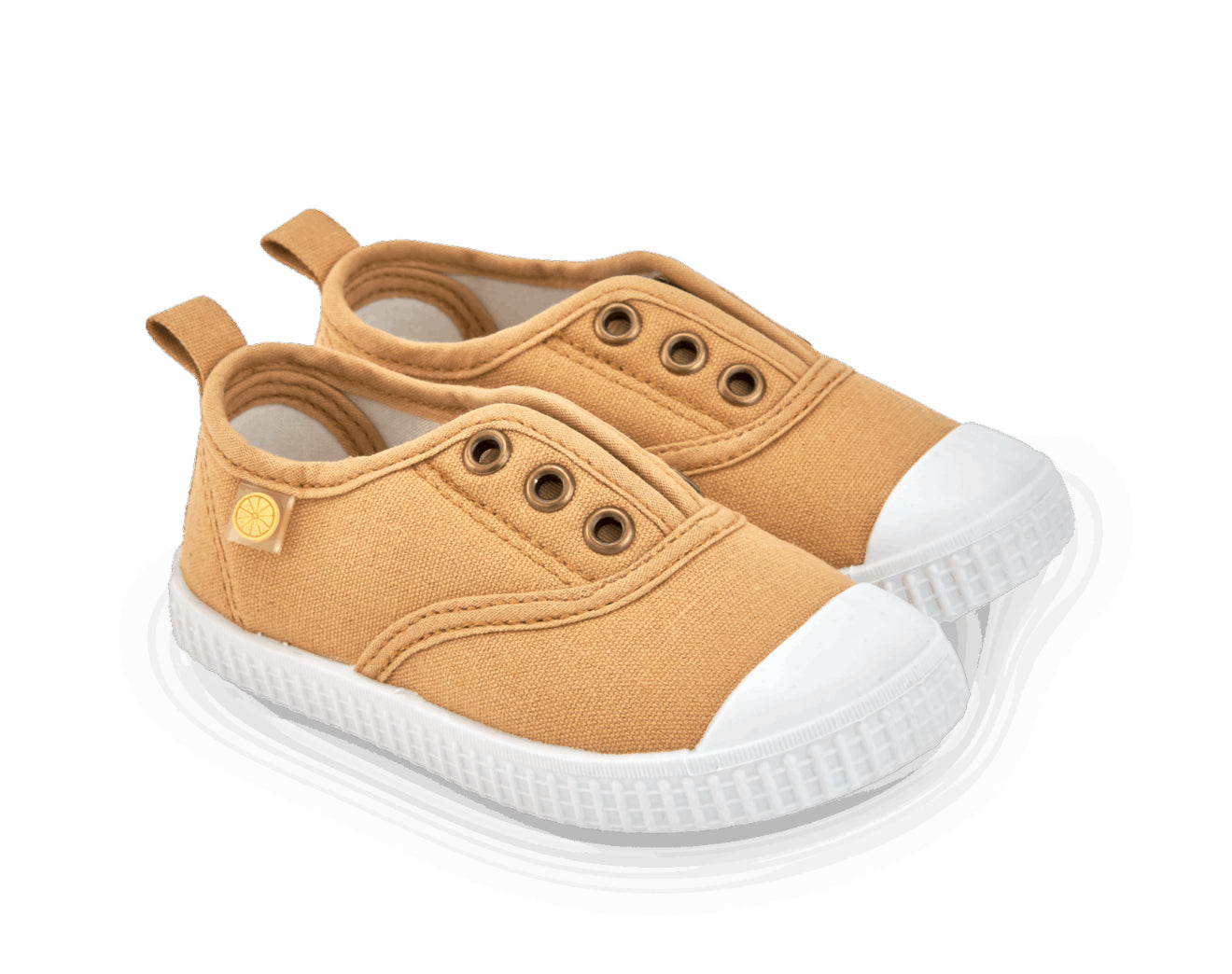 Zapatilla lona camel