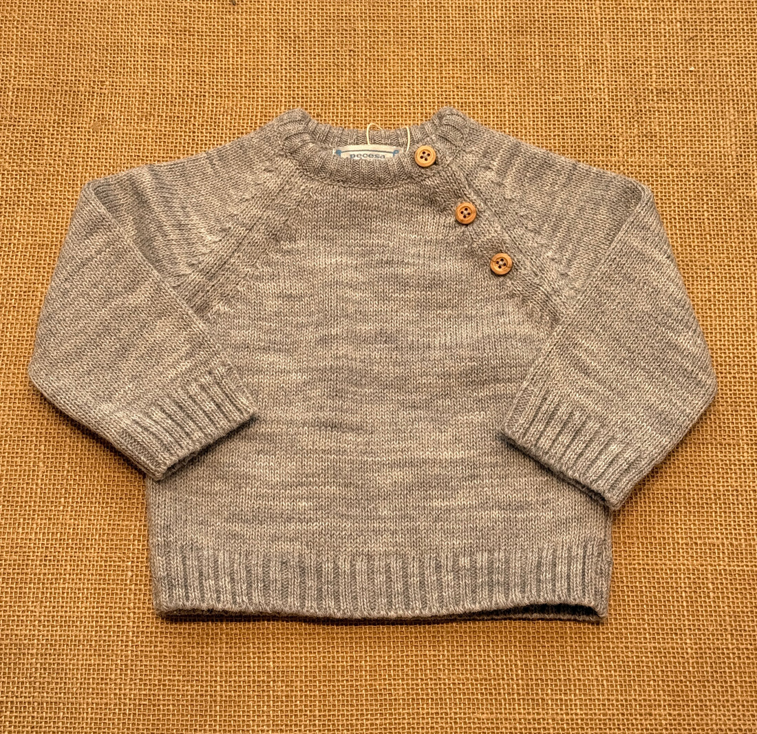 Jersey bebé gris aluminio