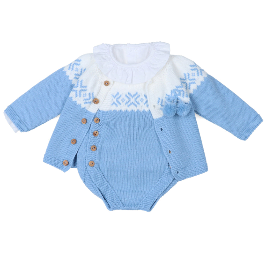 Conjunto punto con blusa