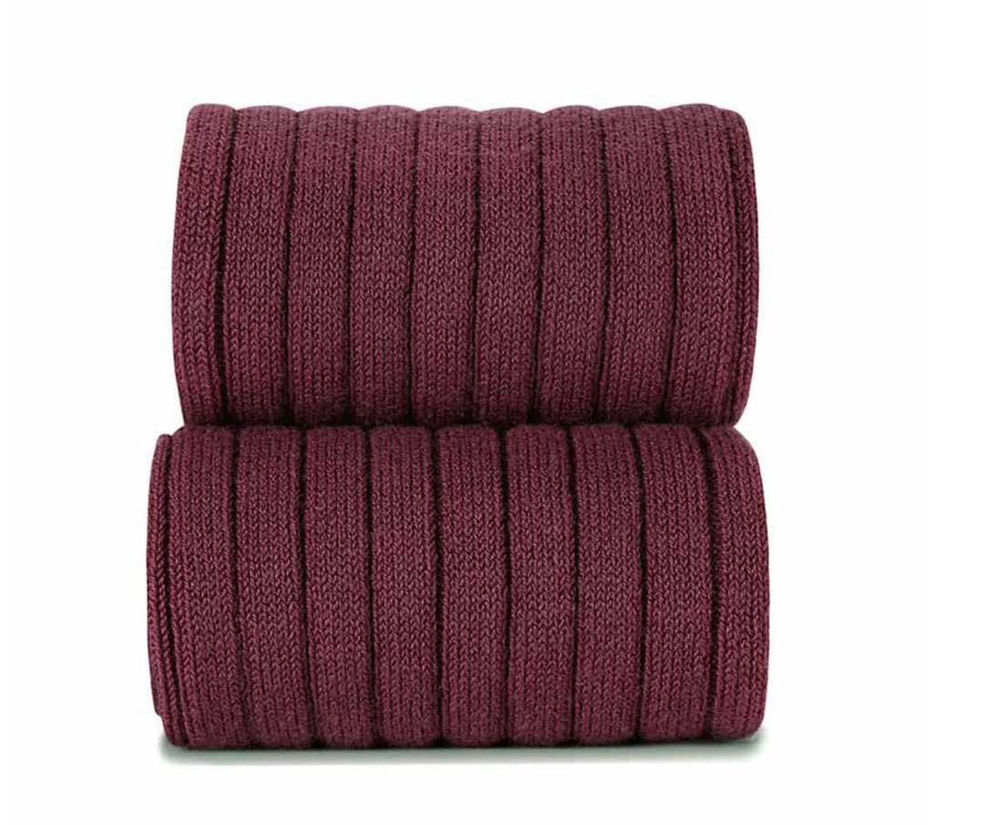 Leotardo básicos canalé granate