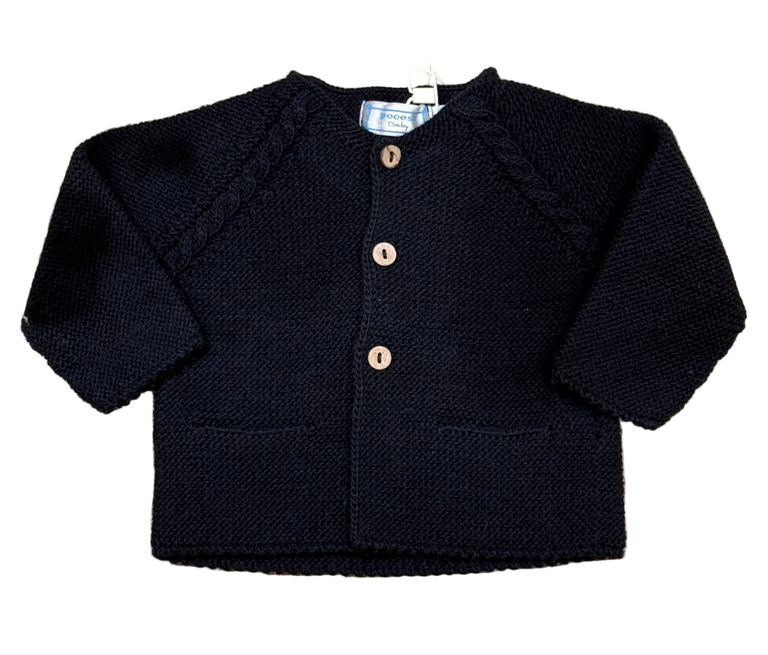 Chaqueta punto en color marino