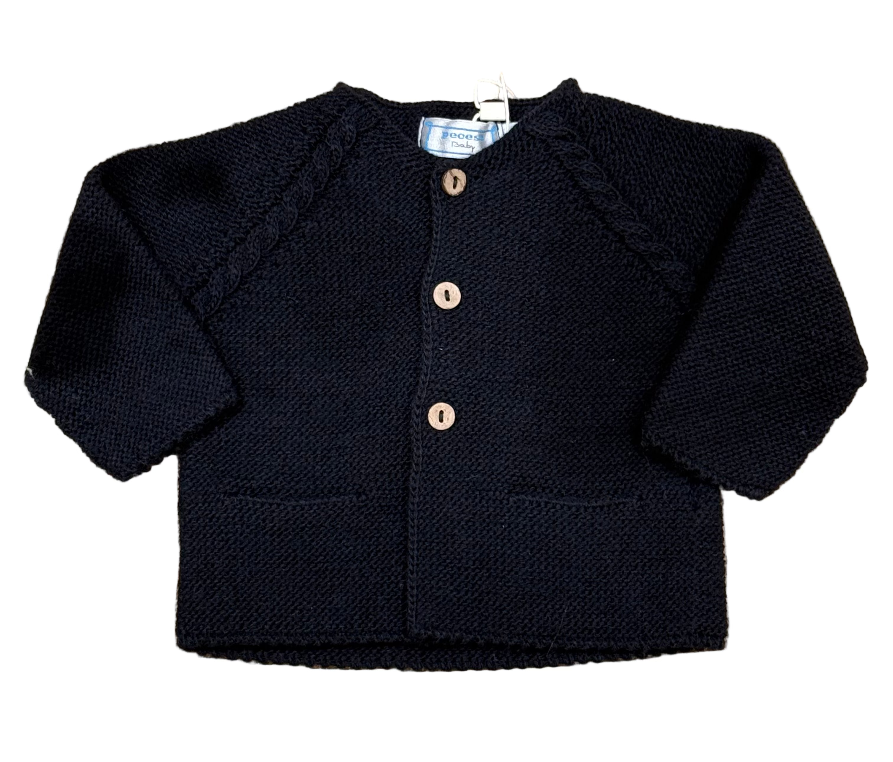 Chaqueta punto en color marino