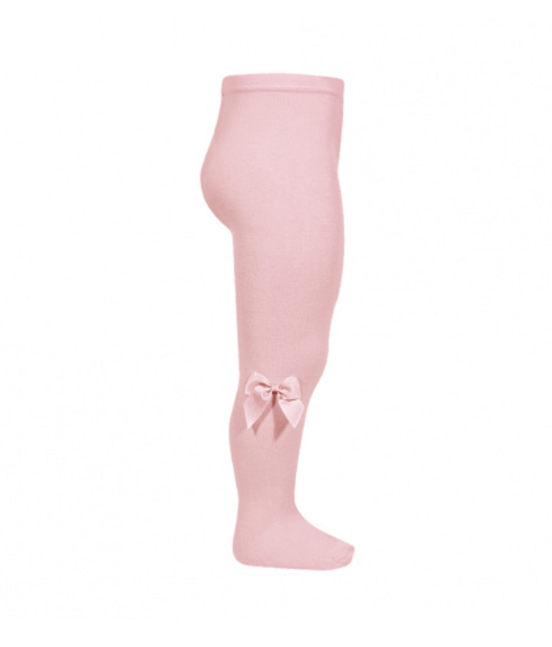 Leotardos con lazo lateral grogrén ROSA PALO