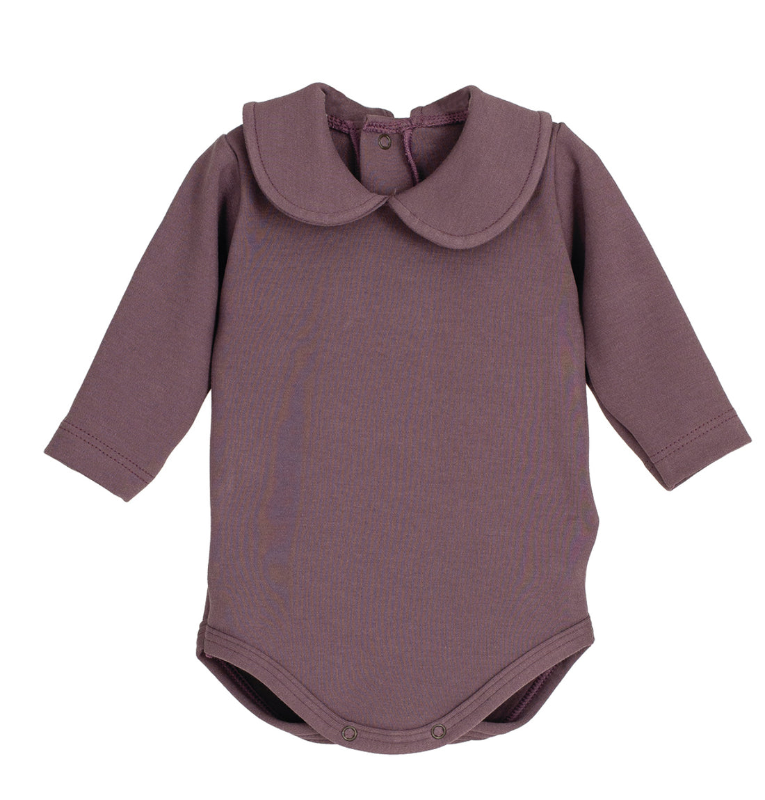 Body cuello bebé berenjena