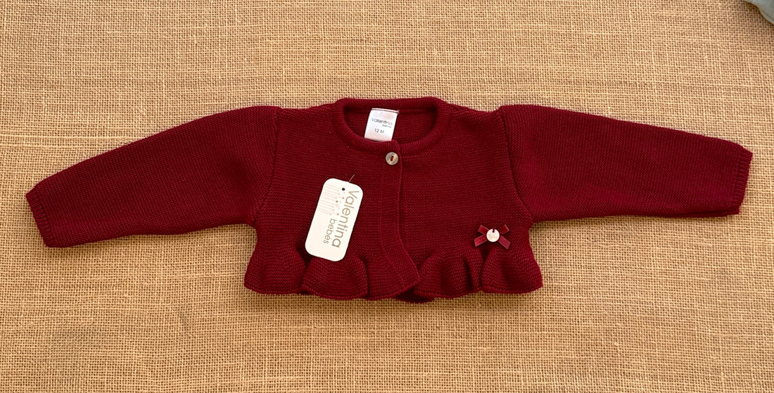 Bolero granate Valentina