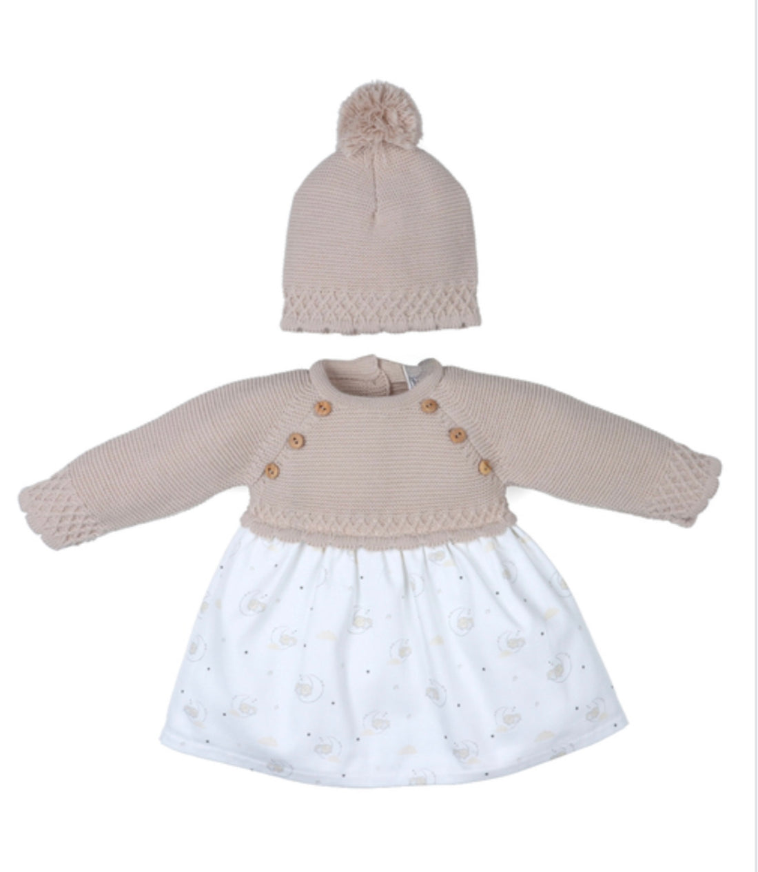 Vestido con gorrito Sove