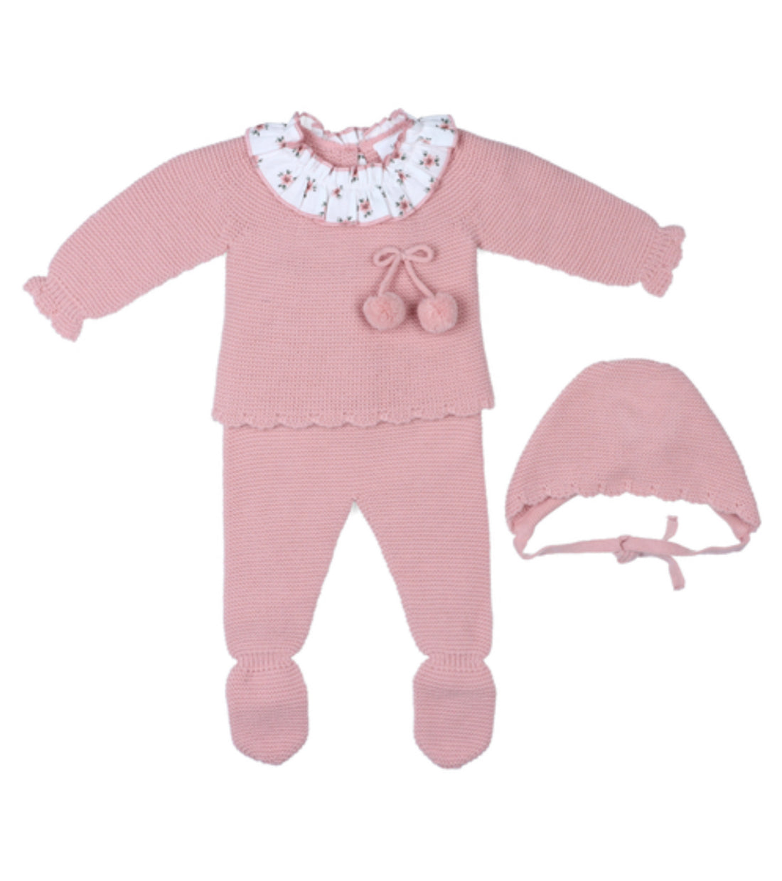 Tres piezas punto rosa Emma