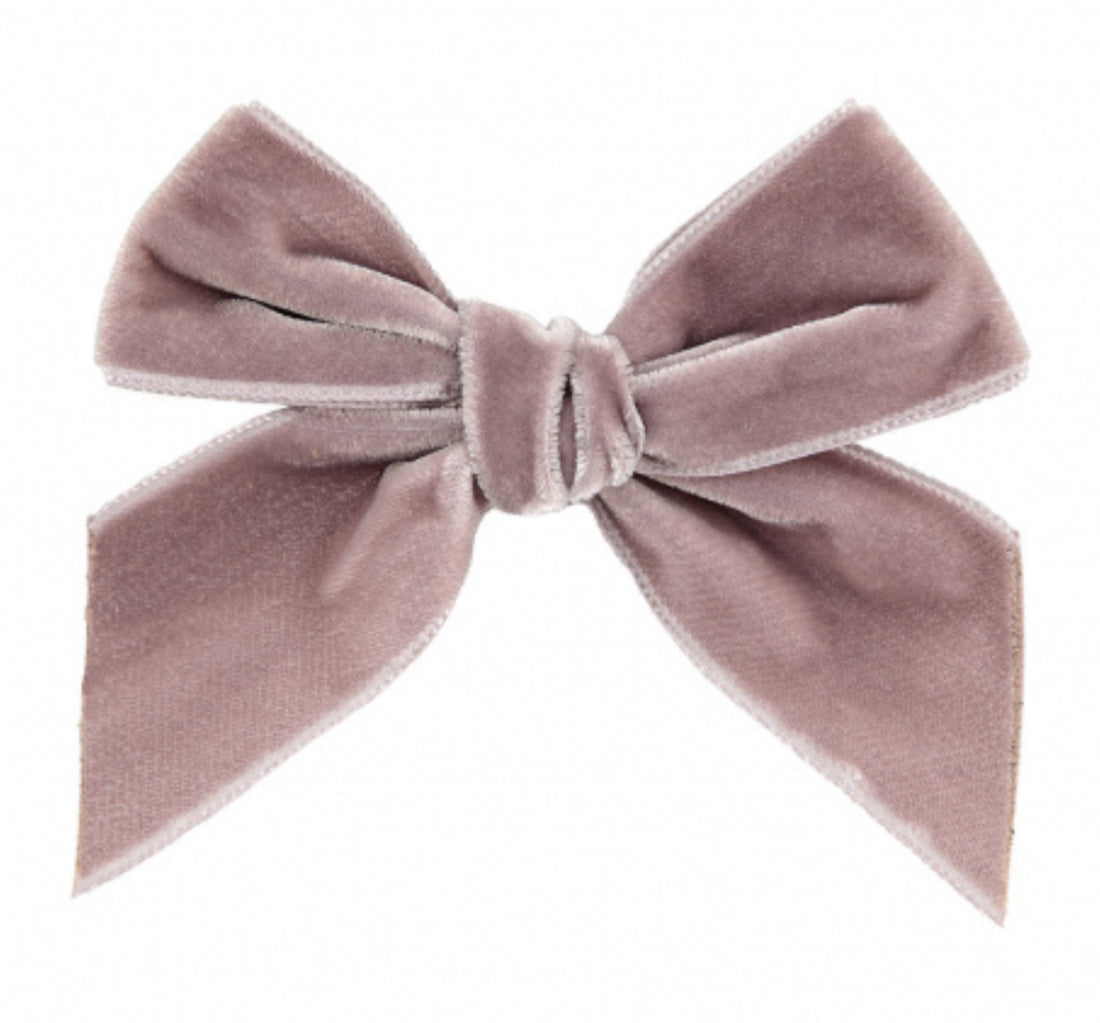 Pinza para el cabello con lazo de terciopelo Iris