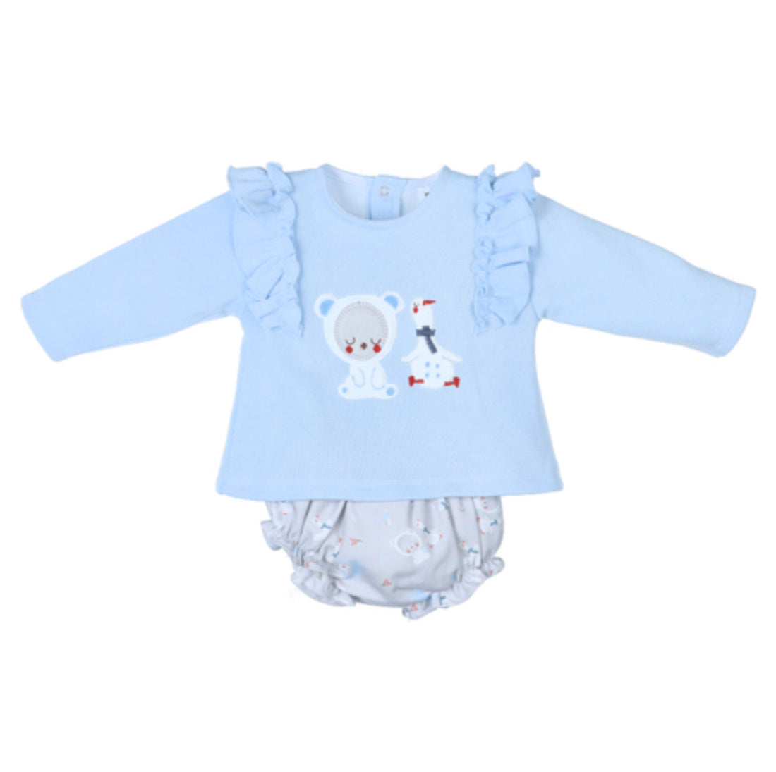 Conjunto ranita azulado