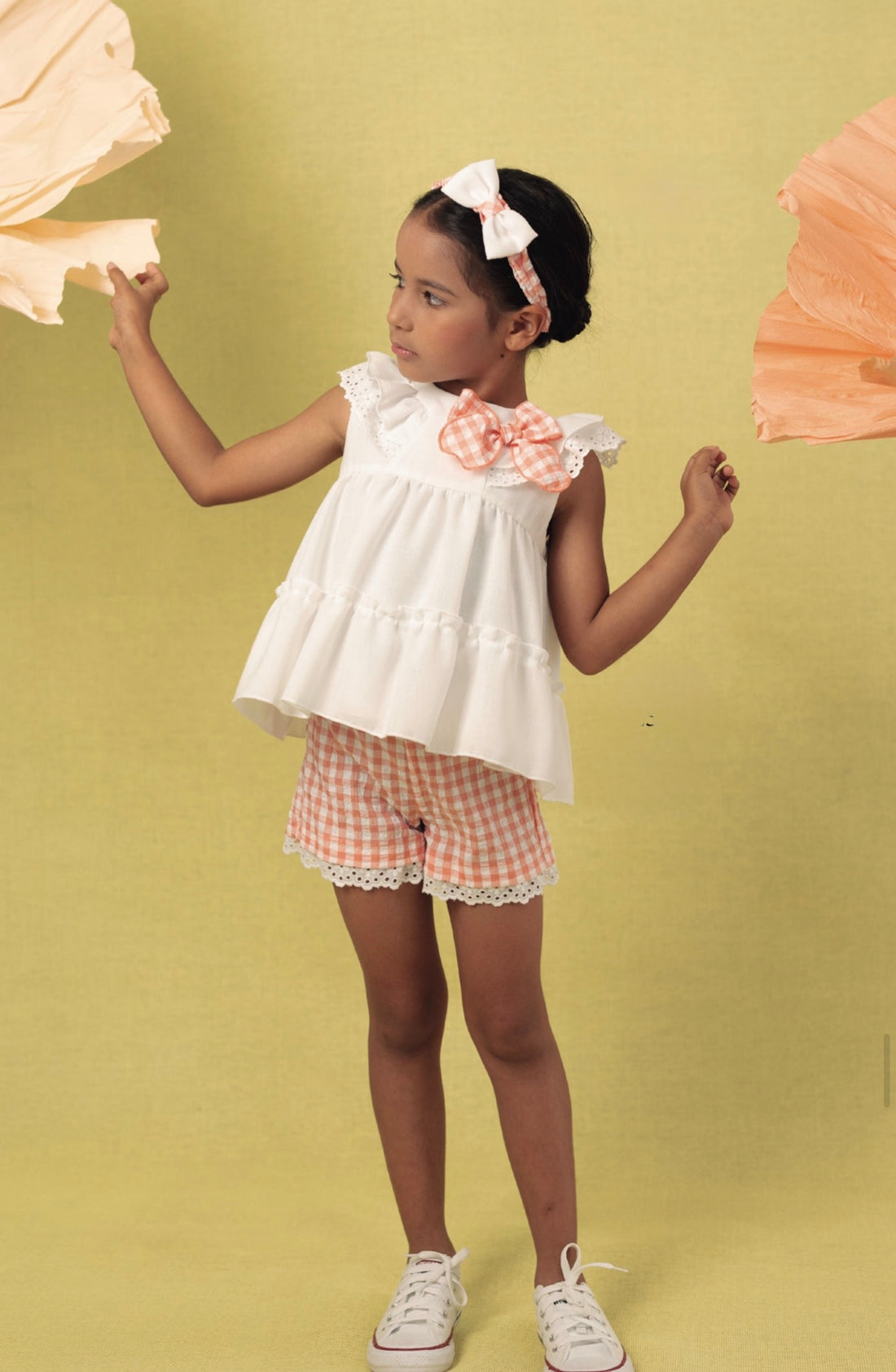 Conjunto blusa Short colección Mandarina