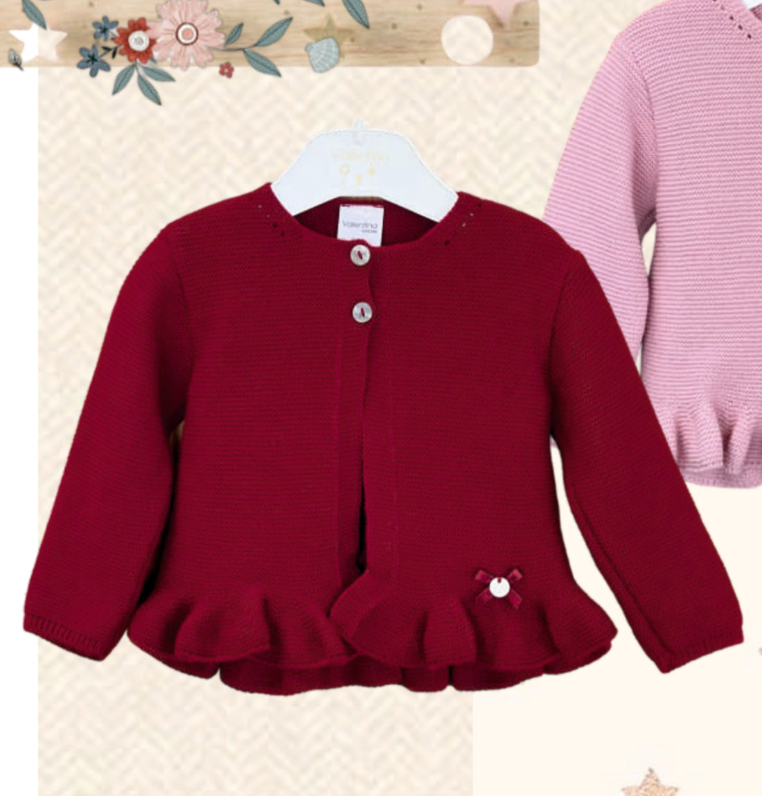 Chaqueta burdeos valentina