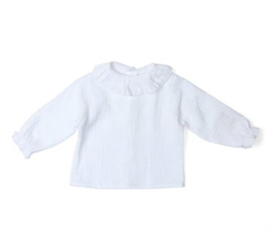 Camisa bambula manga larga