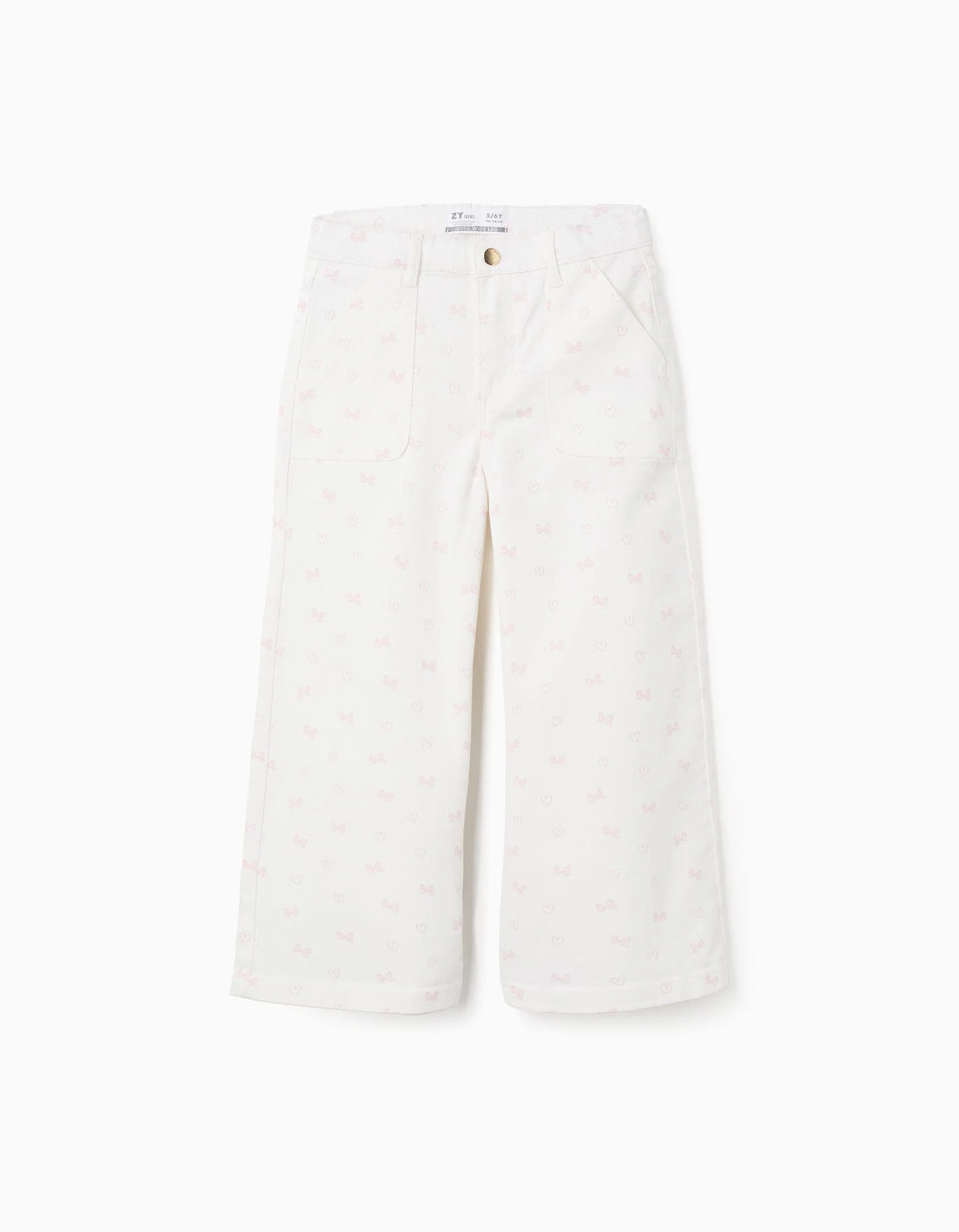 Pantalón de Sarga Wide Leg&