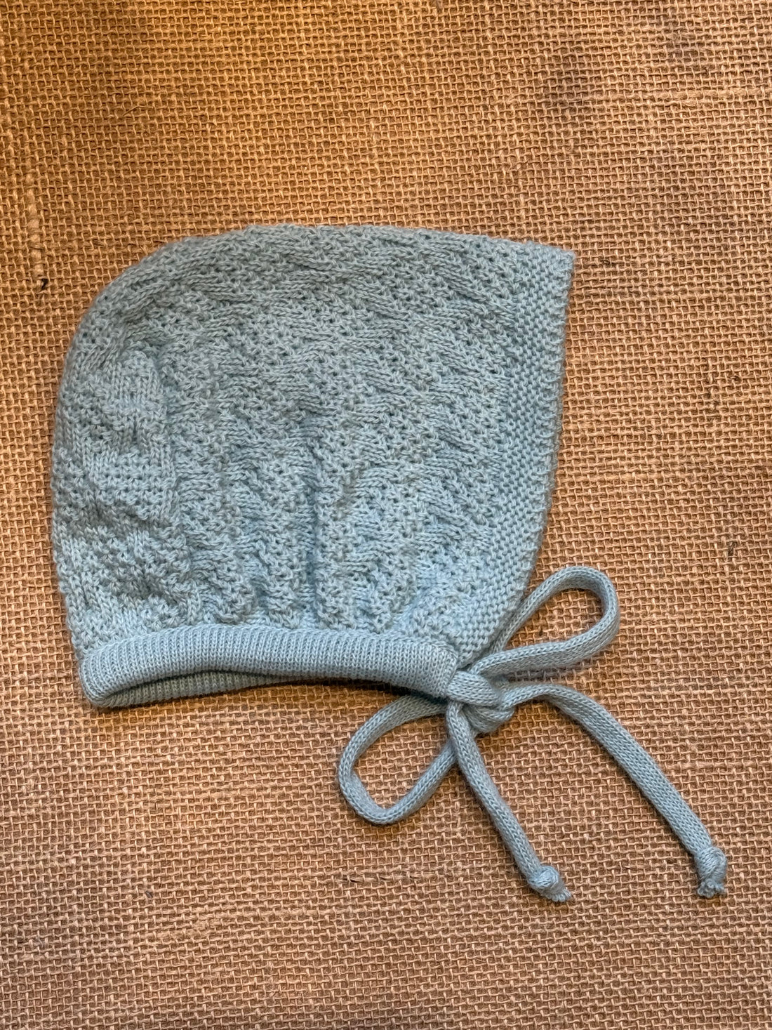 Capota de punto verde