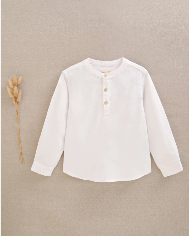 Camisa cuello redondo