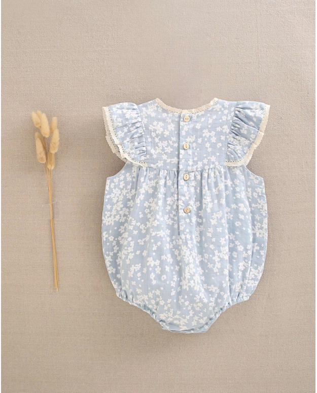 Ranita flores azul Marina