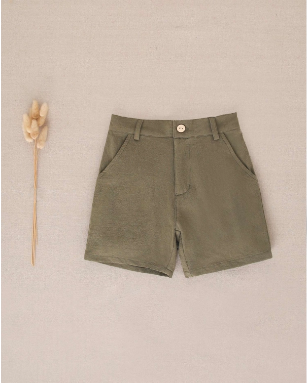 Bermuda niño Green Velvet