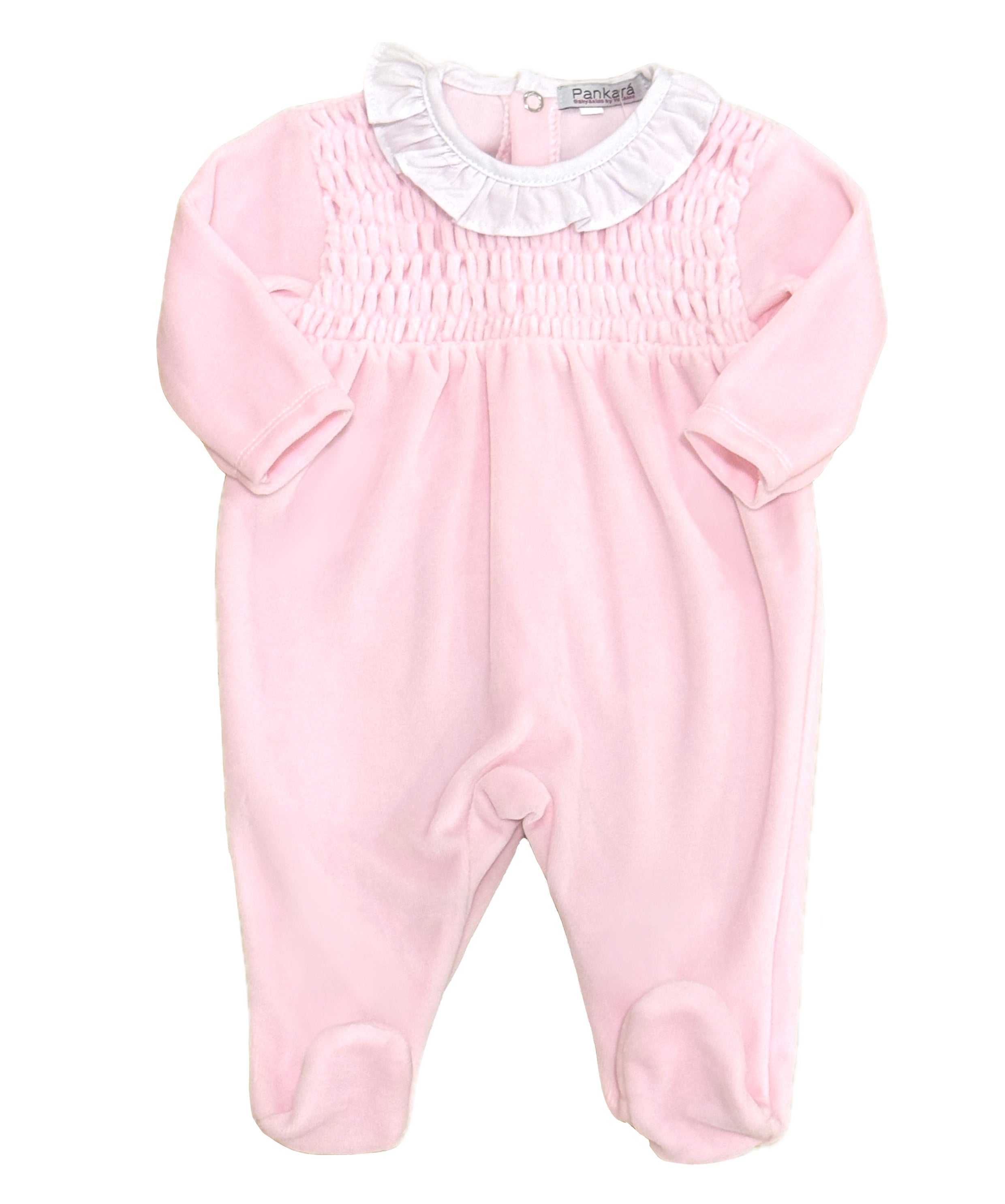 Pijama piel de melocotón rosa