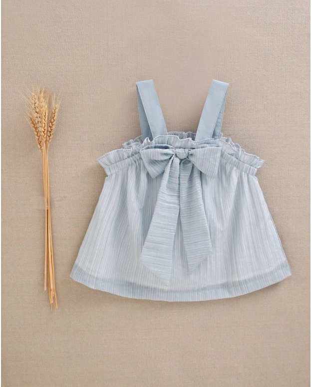 BLUSA DE NIÑA AZUL colección sweet