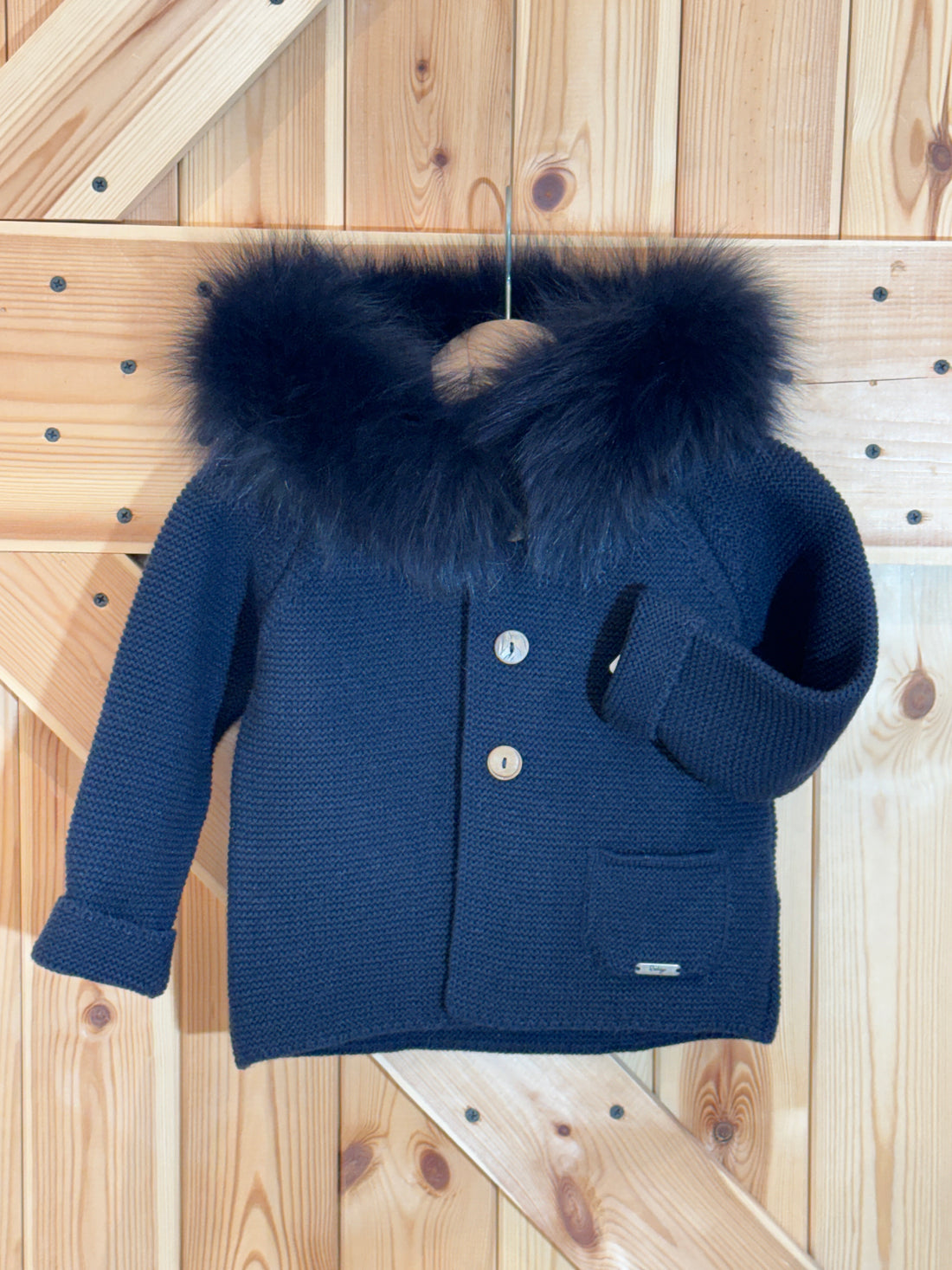 Trenka pelo natural al tono azul marino