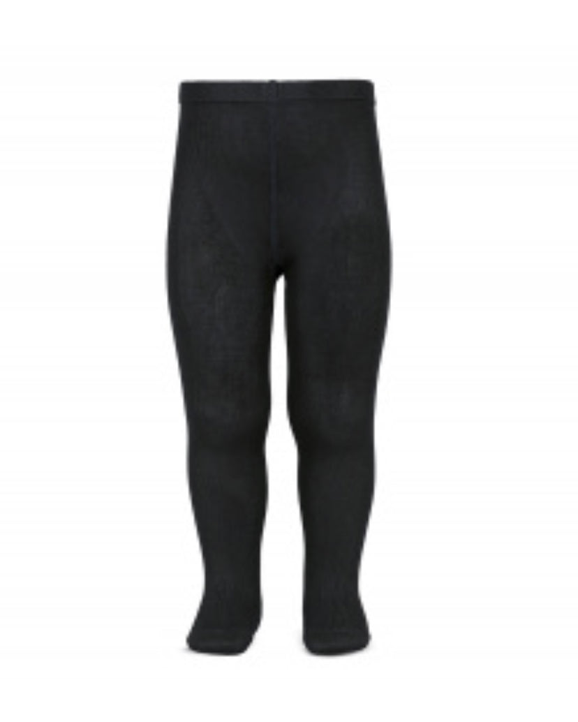 LEOTARDO CÓNDOR DE PUNTO LISO NEGRO