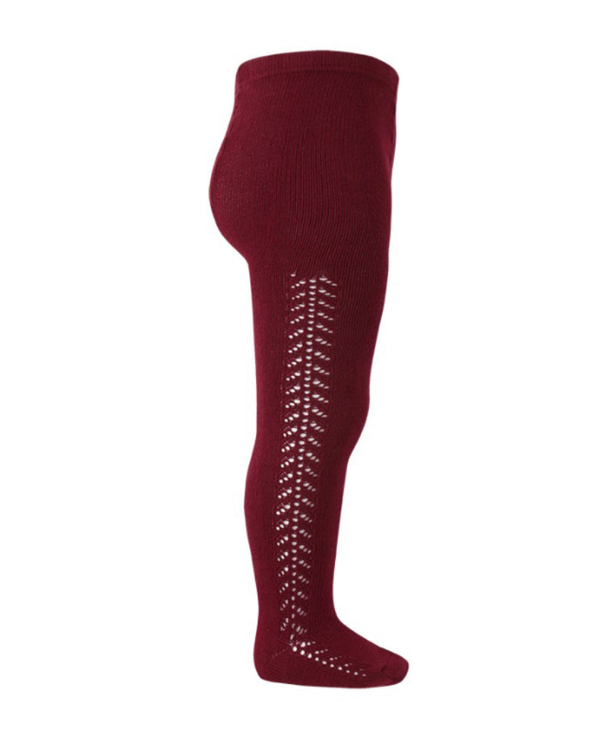 LEOTARDO CÓNDOR LANA CÁLIDA CALADO LATERAL BORGOÑA