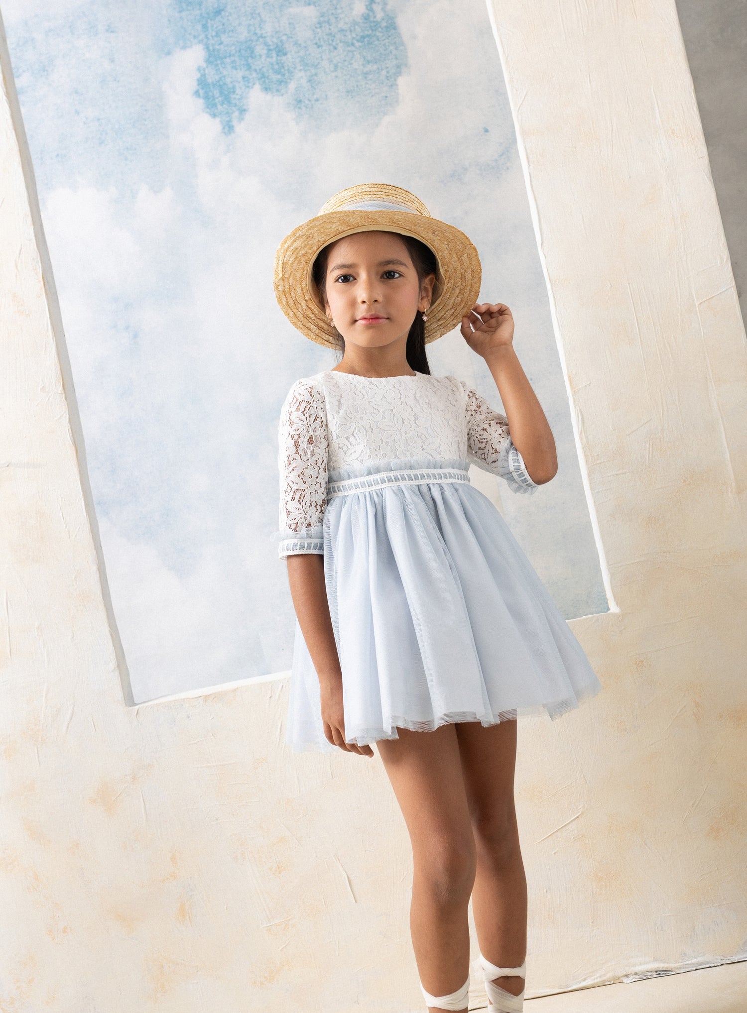 Vestido manga Camelia