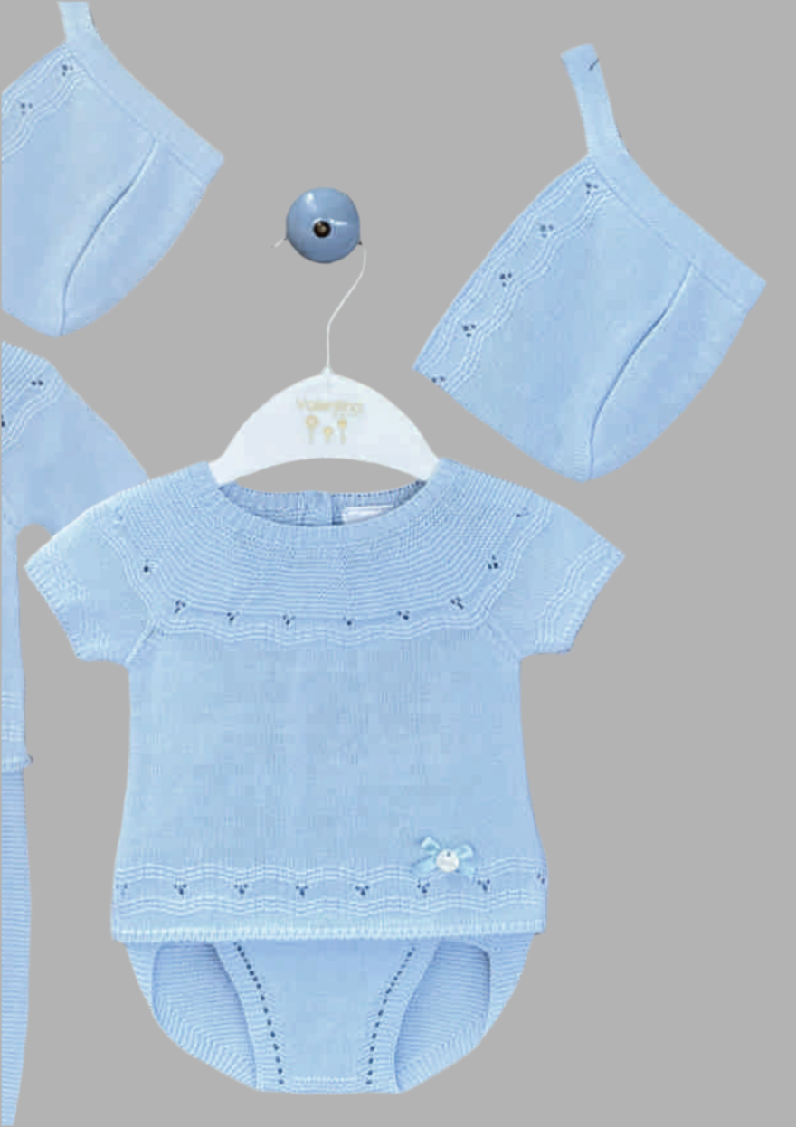 Conjunto hilo azul Valentina