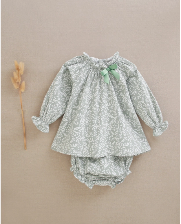 Vestido de bebé niña Melodía de otoño