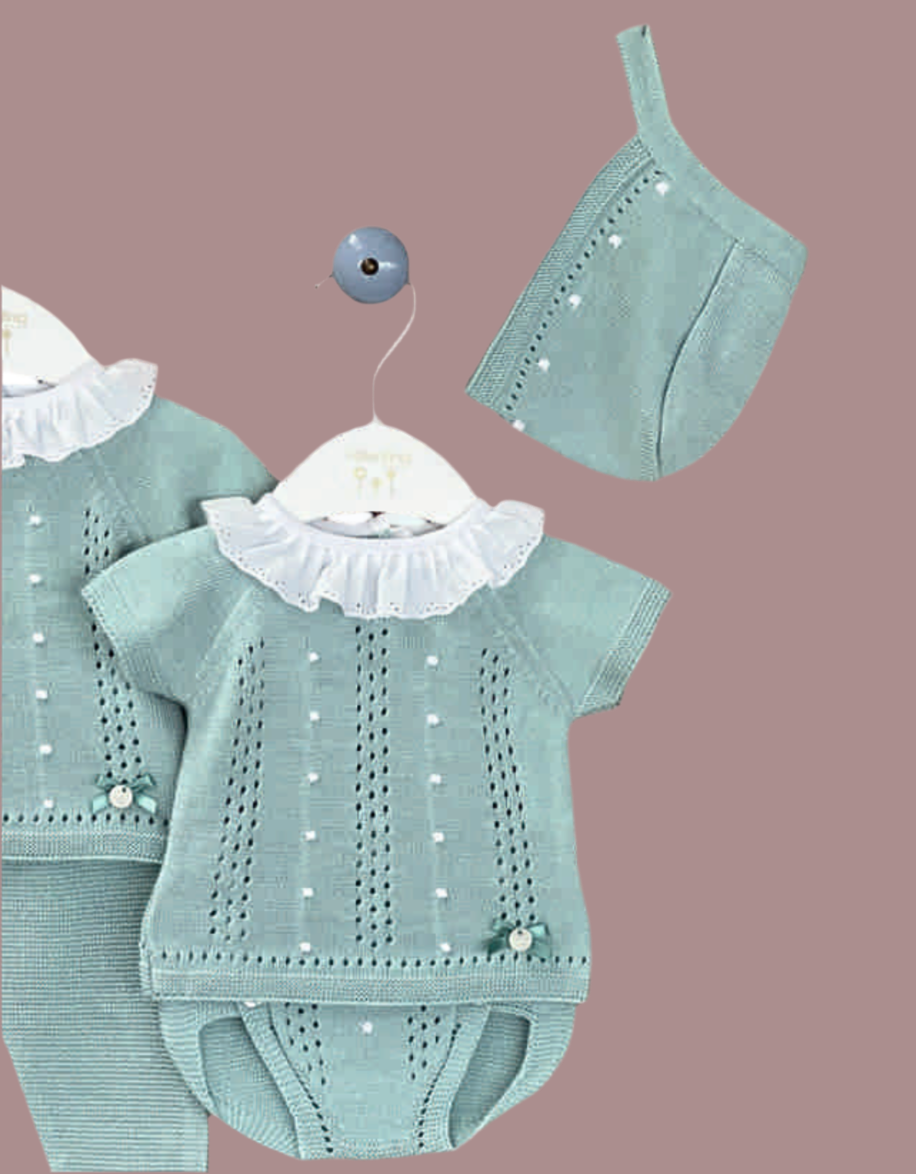 Conjunto verde empolvado Valentina