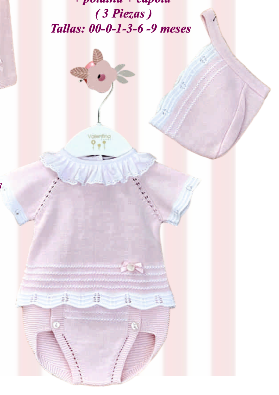 Conjunto Rosa Baby Valentina
