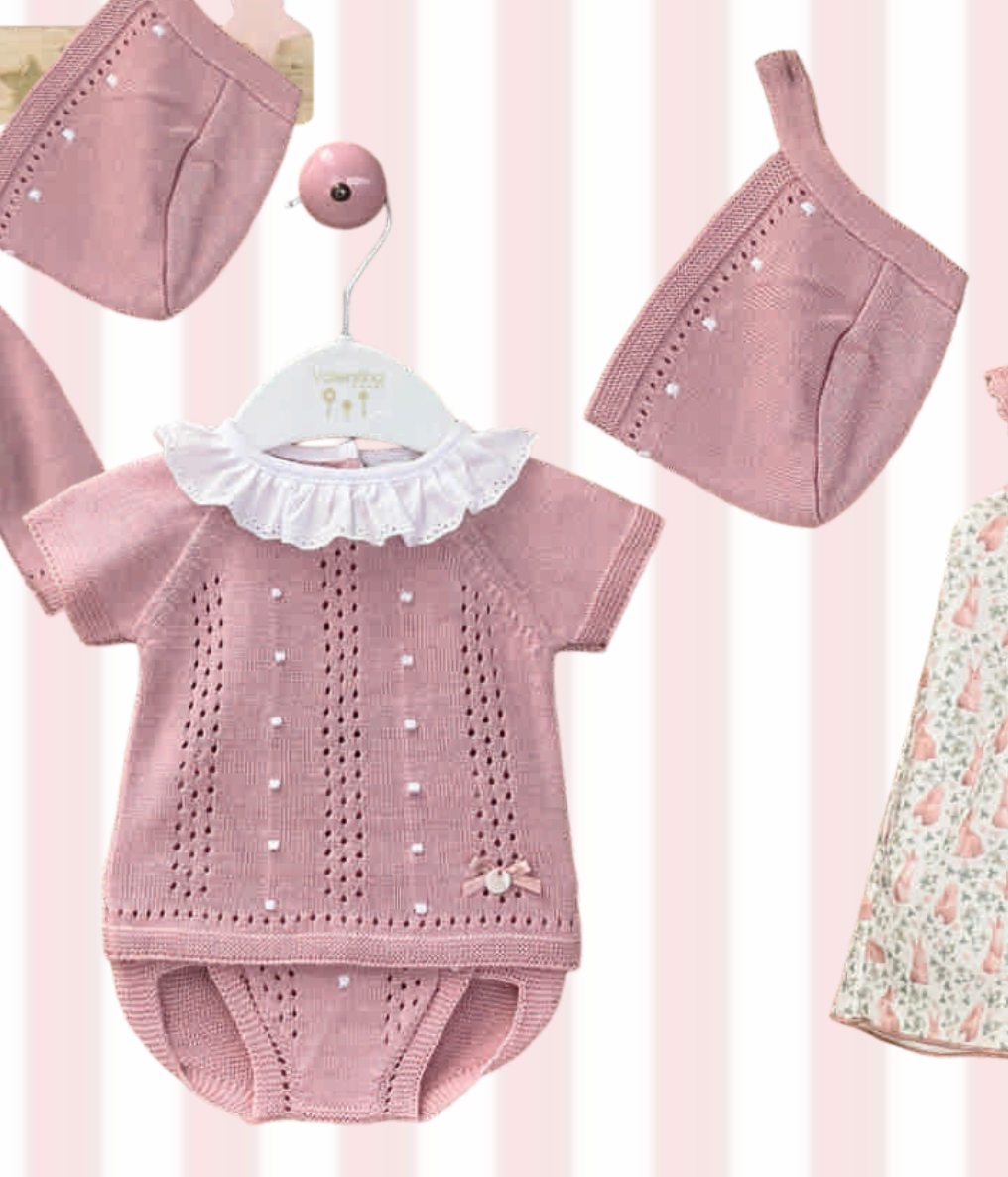 Conjunto rosa empolvado Valentina