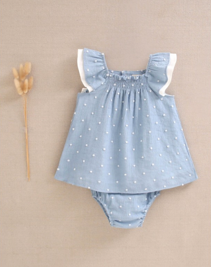 Vestido con braguitas blue